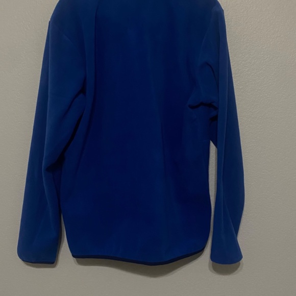 Columbia Sequoia Grove Mens  Half Zip Fleece blue Coat Outerwear Size M - Picture 5 of 5